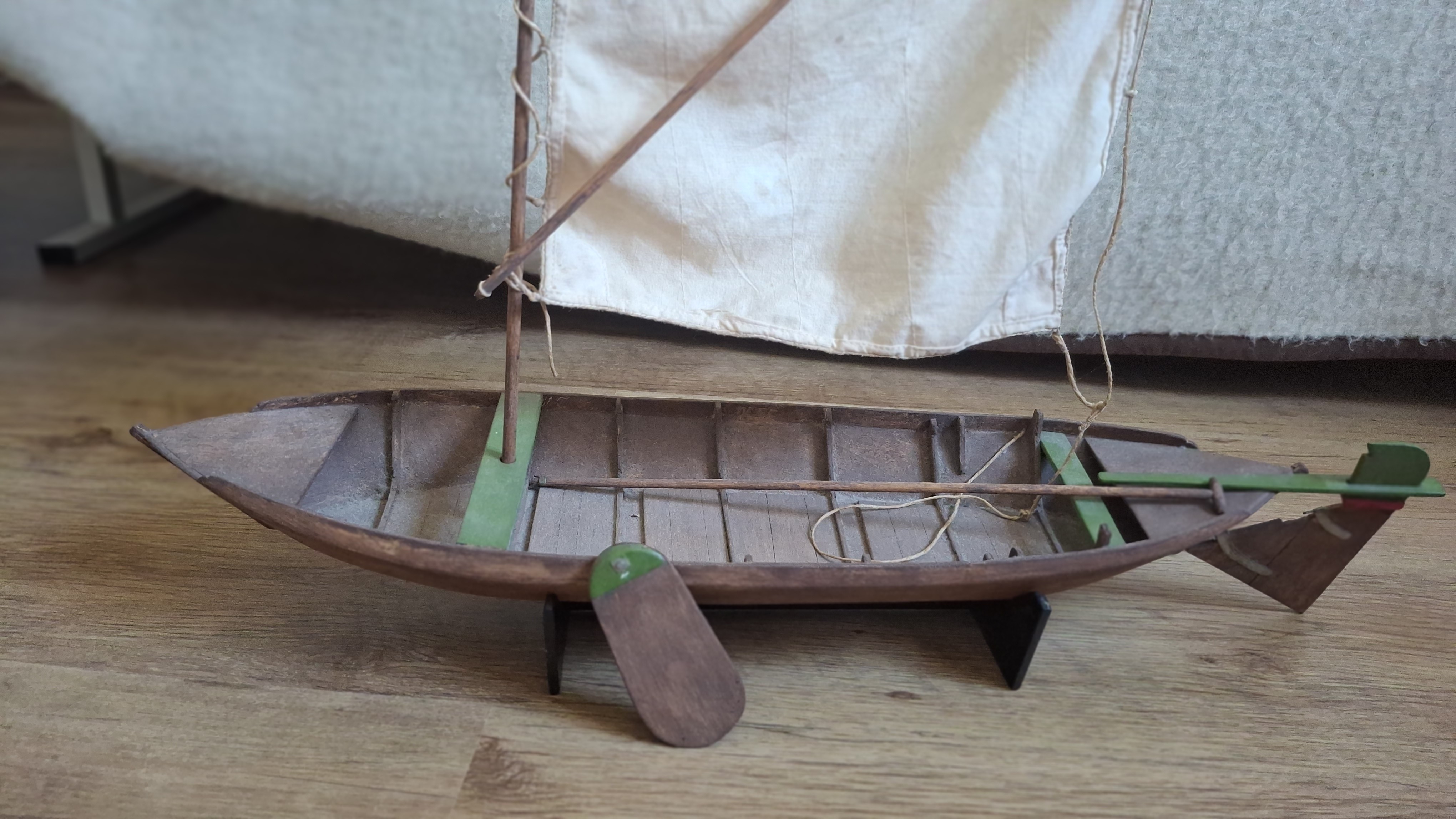 Miniatuur schuitje